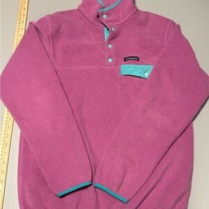 Patagonia W's Synchilla Snap T Pullover - Pink - M